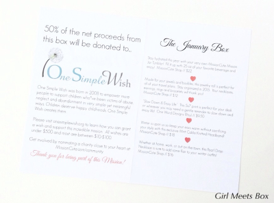 MissionCute Review – January 2015