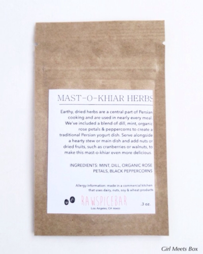 RawSpiceBar Review – March 2015