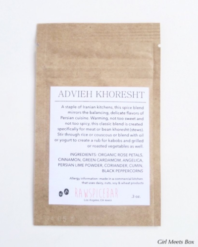 RawSpiceBar Review – March 2015