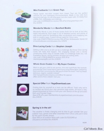 Citrus Lane Review + Coupon Code – April 2015