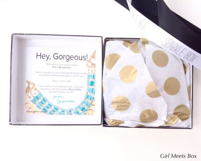 Sparkle Box Review + Coupon Code – April 2015