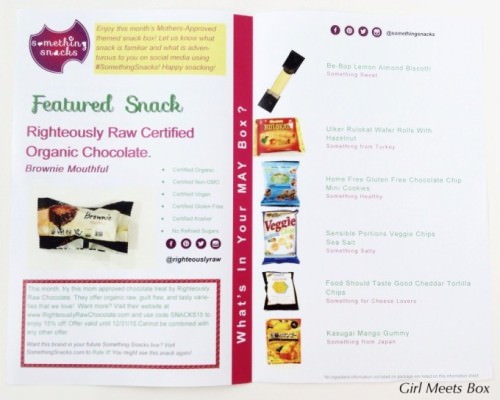 Something Snacks Review + Coupon Code – May 2015
