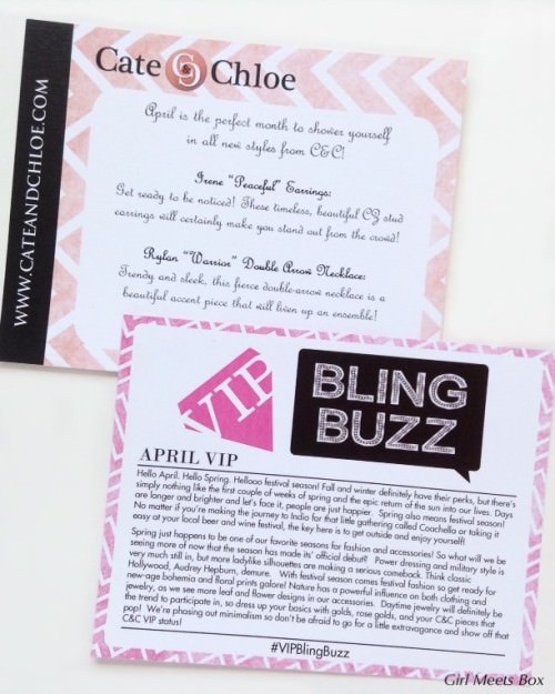 Cate & Chloe VIP Review – April 2015