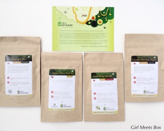 Tea Sparrow Review – April 2015