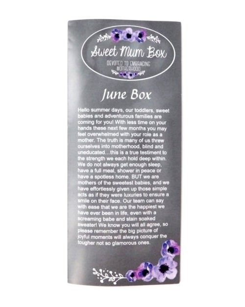 Sweet Mum Box Review – June 2015