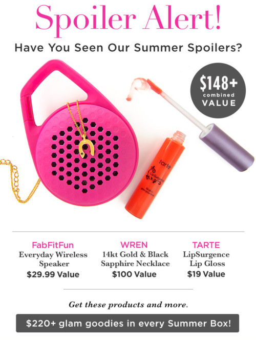 FabFitFun VIP Summer 2015 Spoilers + Promo Code!
