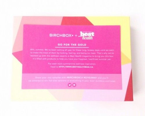 Birchbox Canada Review – July 2015