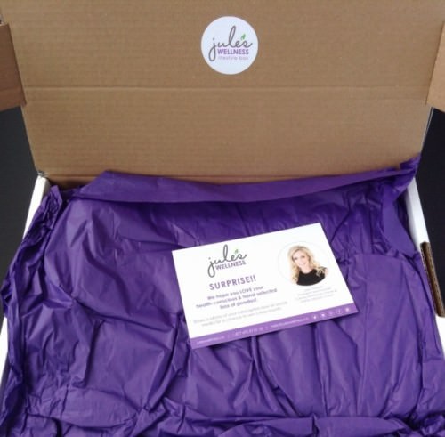 Jule’s Wellness Lifestyle Box Review + Promo Code – July 2015
