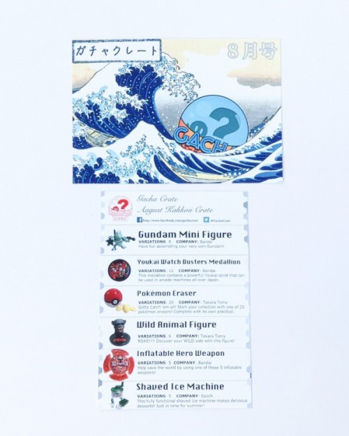 Gacha Crate Review – August 2015