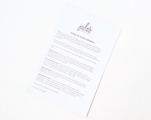 Jule’s Wellness Lifestyle Box Review + Promo Code – August 2015