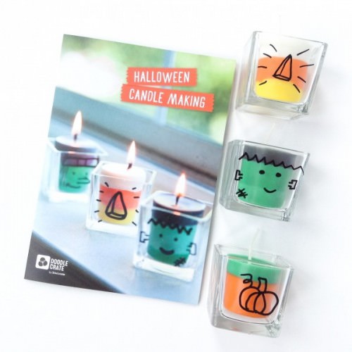 Doodle Crate “Halloween Candle Making” Review + Promo Code – September 2015