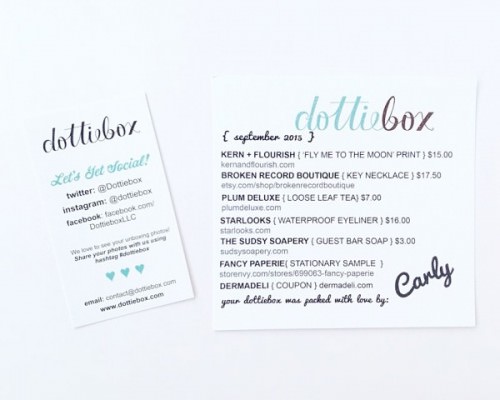 Dottiebox Review – September 2015
