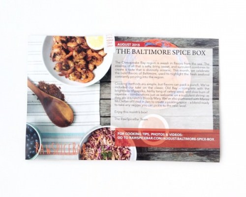 RawSpiceBar Review –  August 2015