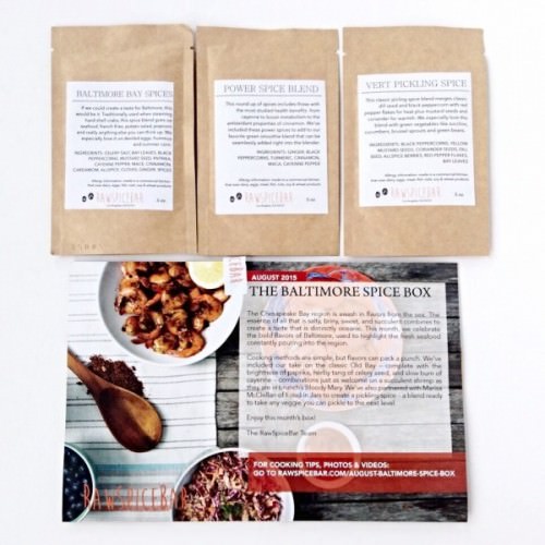 RawSpiceBar Review –  August 2015