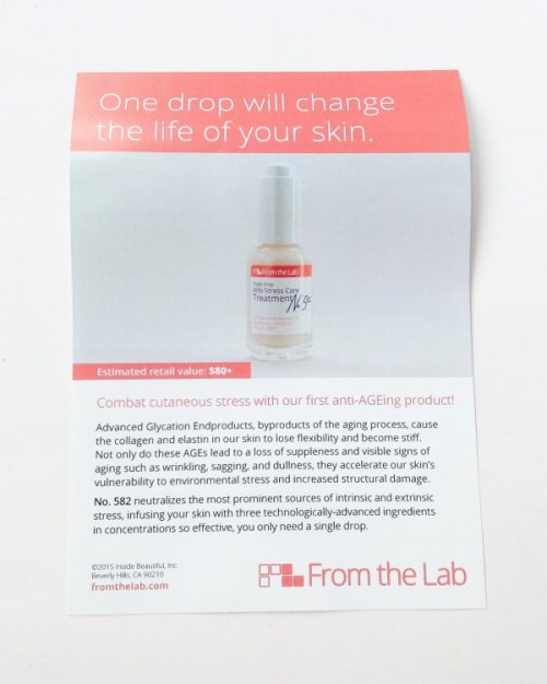 From The Lab Review – October 2015