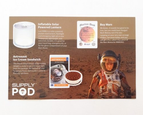 Supply Pod by Outer Places Subscription Box – November 2015
