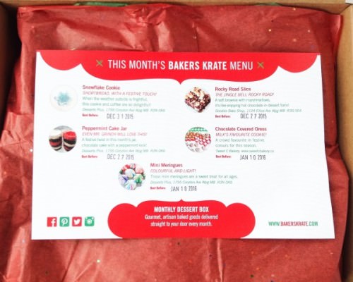 Bakers Krate Review + Coupon Code – December 2015