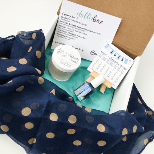 Dottiebox Subscription Box Review – January 2016