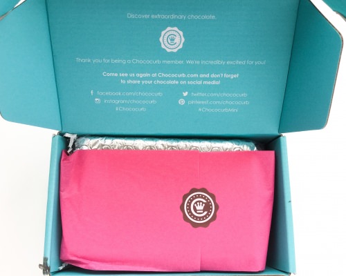 Chococurb Mini Review – Chocolate Subscription Box – March 2016