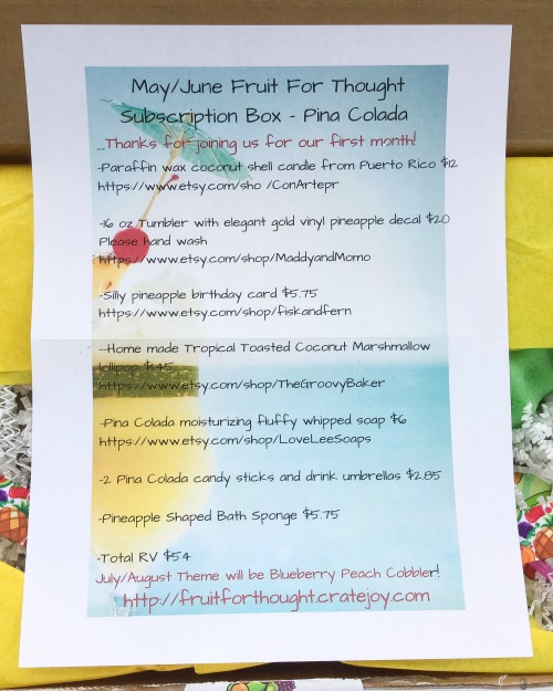 Fruit For Thought Review + Coupon Code – May 2016