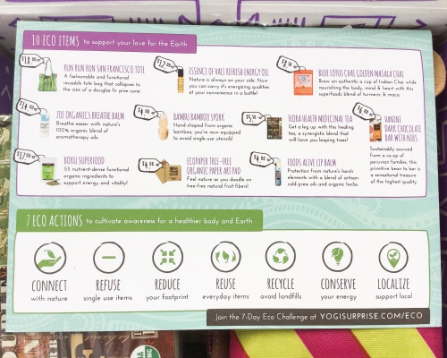 Yogi Surprise Earth Day Bonus Box Review + Promo Code – April 2016