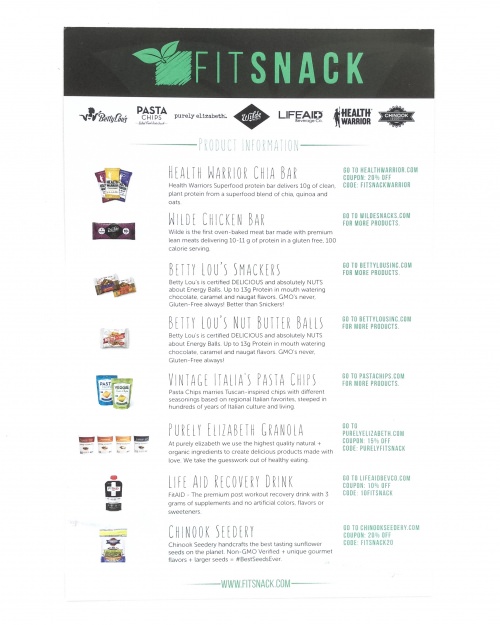Fit Snack Review + 50% Off First Month – April 2016
