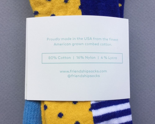 Friendship Socks Subscription Box Review – June 2016