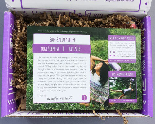 Yogi Surprise Subscription Box Review + Coupon Code – July 2016