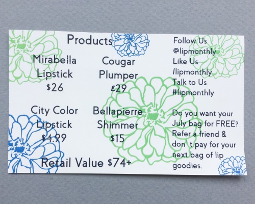 Lip Monthly Review + Coupon Code – July 2016