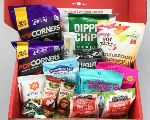Love With Food Subscription Box Review + Promo Code – August 2016
