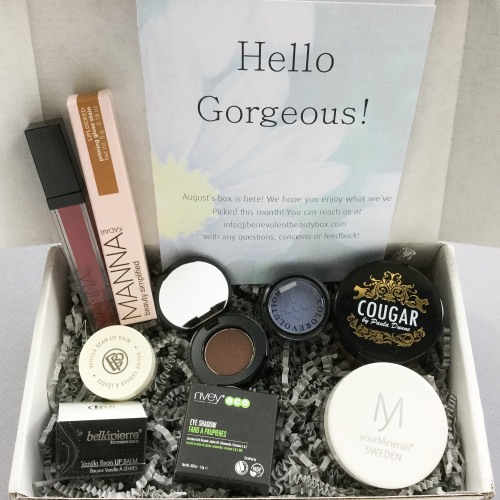 Benevolent Beauty Box Review + Coupon Code – August 2016