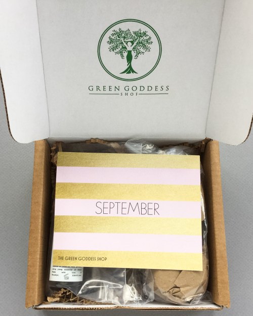 The Green Goddess Shop Beauty Box Review – September 2016