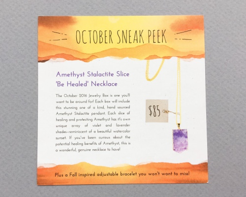 Yogi Surprise Jewelry Subscription Box Review + Coupon Code – September 2016