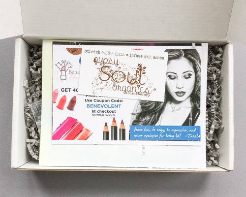 Benevolent Beauty Box Review + Coupon Code – September 2016