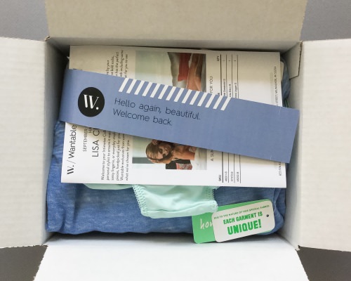 Wantable Intimates Box Review – September 2016