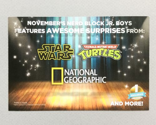 Nerd Block Jr. Boys Review + Promo Code – October 2016