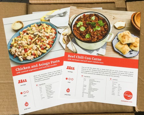 Chef’s Plate Review + Promo Code – November 2016