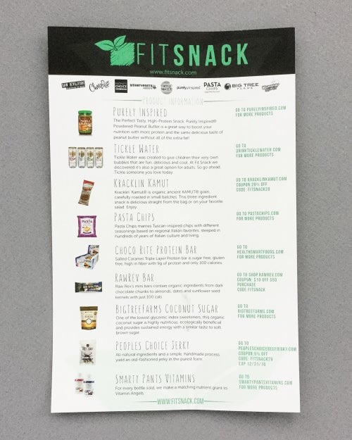 Fit Snack Review + 50% Off First Month – November 2016