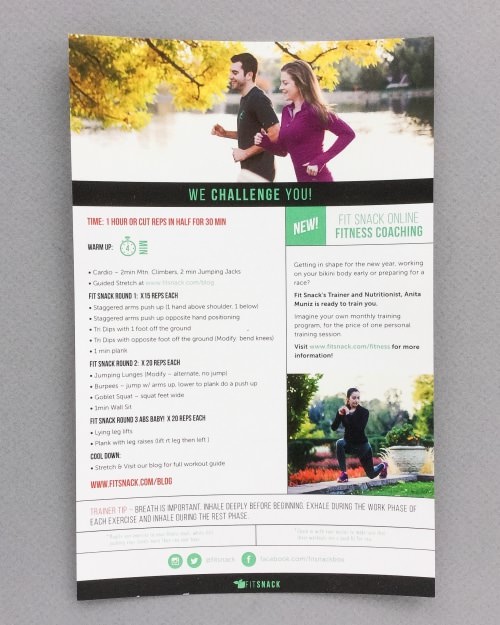 Fit Snack Review + 50% Off First Month -December 2016
