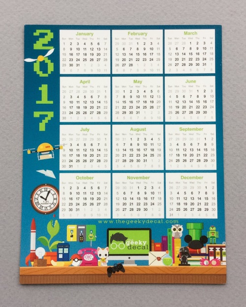 The Geeky Decal Review – January 2017