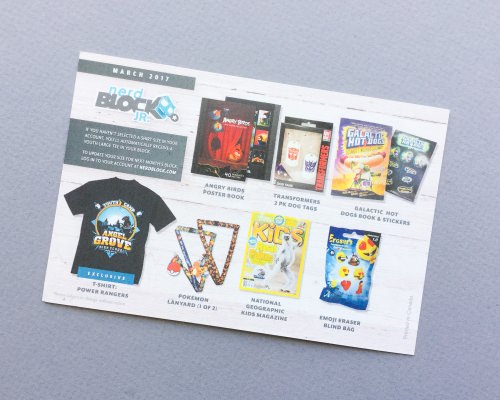 Nerd Block Jr. Boys Review + Coupon Code – March 2017