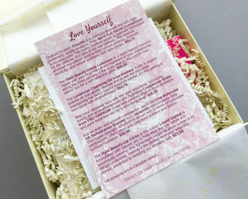 Mapleblume Subscription Box Review – February 2017