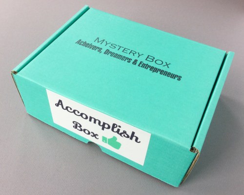 Accomplish Box Subscription Box Review – March 2017