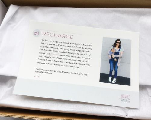 Mommy Mailbox Subscription Box Review + Coupon Code – April 2017