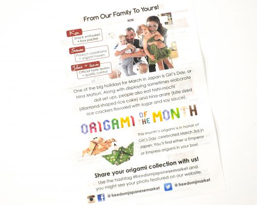 Freedom Japanese Market Subscription Box Review + Promo Code – March 2017