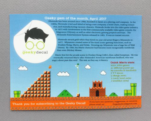 The Geeky Decal Review + Coupon Code – April 2017
