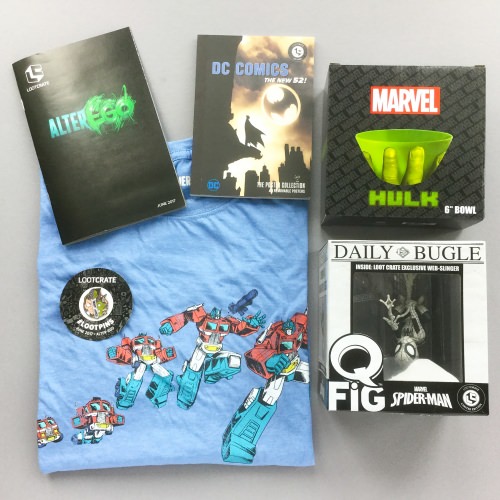 Loot Crate Subscription Box Review + Coupon Code – June 2017