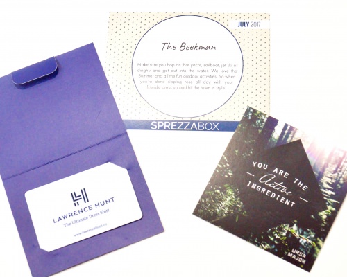 SprezzaBox Subscription Box Review + Coupon Code – July 2017