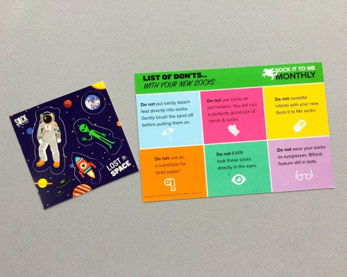 Sock It to Me Monthly Subscription Box Review – August 2017