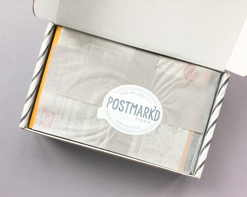 Postmark’d Studio Subscription Box Review + Coupon Code – September 2017